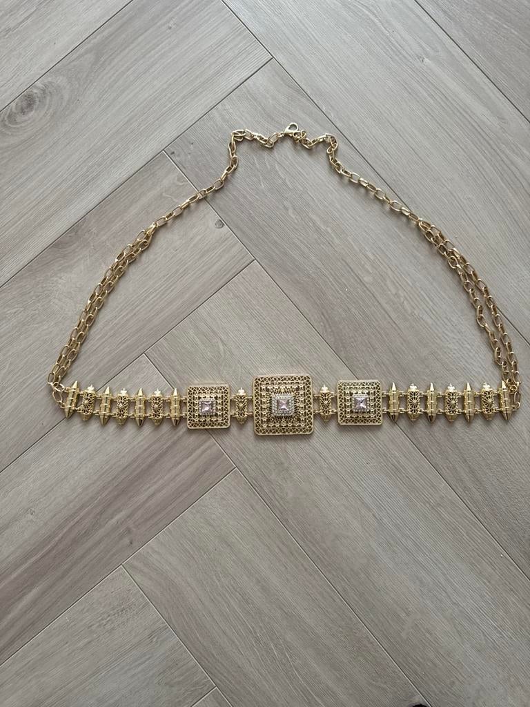 Marokkaanse riem voor takchita, Kleding | Dames, Riemen en Ceinturen, Overige kleuren, Verzenden, Zo goed als nieuw, 5 cm of meer