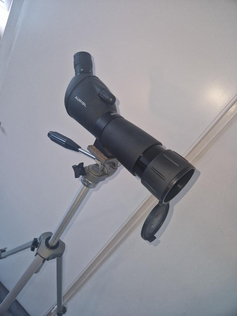 telescoop auriol 20 60 x 60 met statief, Audio, Tv en Foto, Optische apparatuur | Telescopen, Ophalen, Lenzentelescoop (refractor)