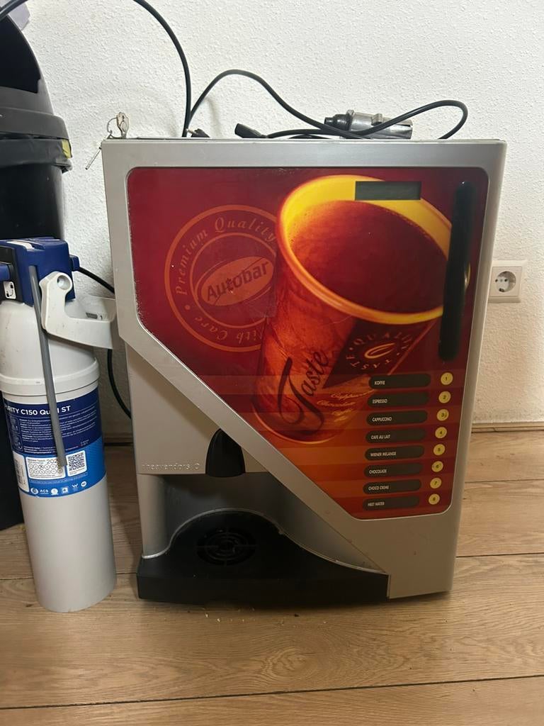 Rheavendors  autobar riva koffiemachine i.z.g.st, Ophalen of Verzenden, Zo goed als nieuw, Koffiemachine