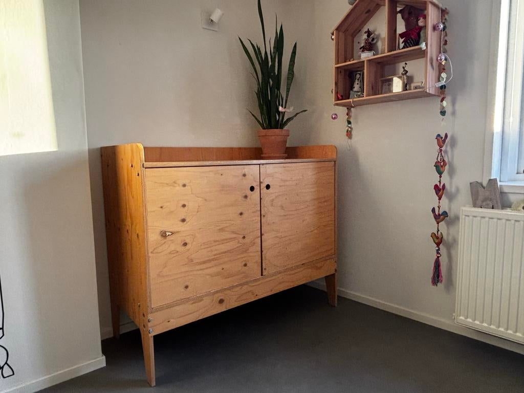 Piet Hein Eek Crisis commode onbehandeld, Ophalen, Gebruikt, 50 tot 70 cm, 100 cm of meer