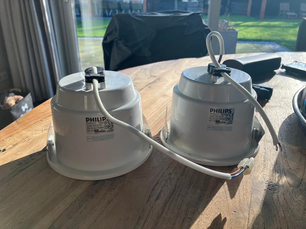 Philps plafond inbouwlampen 12v g53 led, Huis en Inrichting, Lampen | Lampenkappen, Ophalen of Verzenden, Zo goed als nieuw