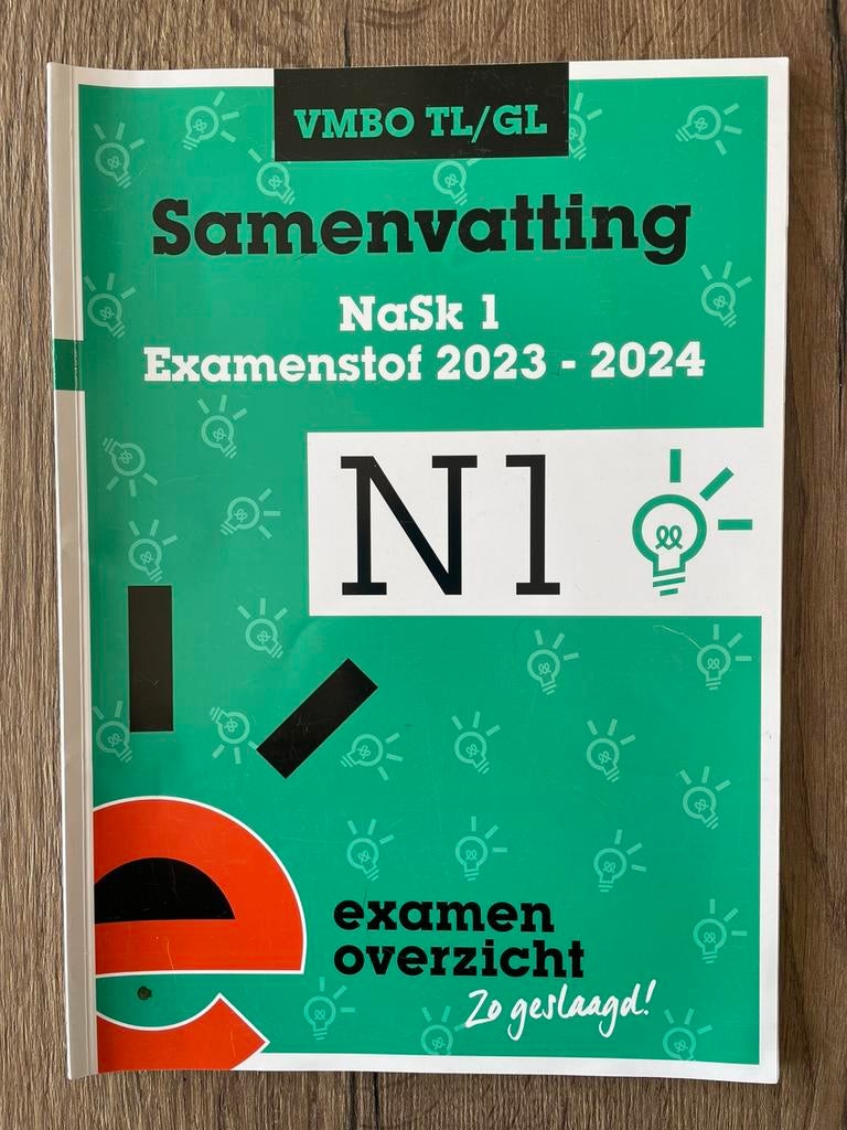 Samenvatting NaSk 1 VMBO TL/GL 2023-2024, Ophalen of Verzenden, Zo goed als nieuw, VMBO, Overige vakken