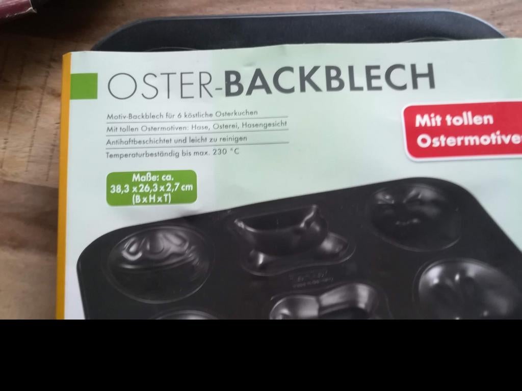 Pasen, bakblik met 3 verschillende vormen, Ophalen of Verzenden, Nieuw, Bakvorm