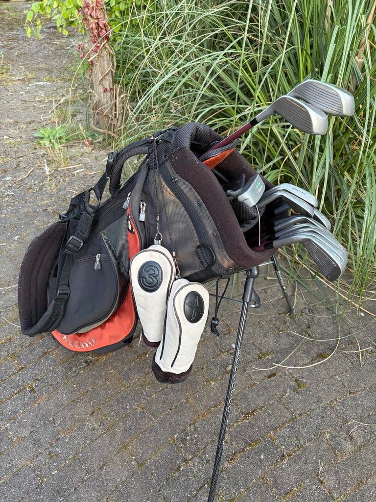 Callaway Golf Adrenaline Stand Bag en Dunlop “Jan 601”woods”, Sport en Fitness, Golf, Ophalen, Gebruikt, Set, Callaway