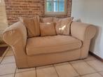 Comfortabele banken - beige zand hoezen wasbaar, Huis en Inrichting, Banken | Bankstellen, Ophalen, Gebruikt, 100 tot 125 cm, Driepersoons