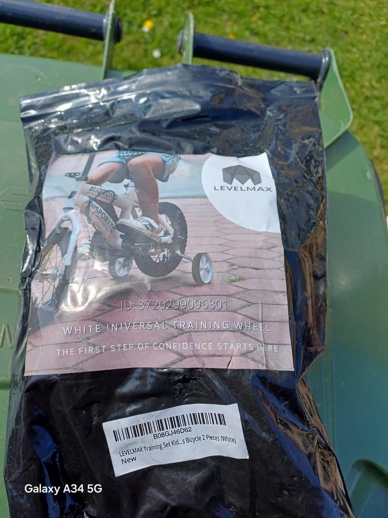 Nieuwe universele zijwielen wit voor kinderfiets, Fietsen en Brommers, Ophalen of Verzenden