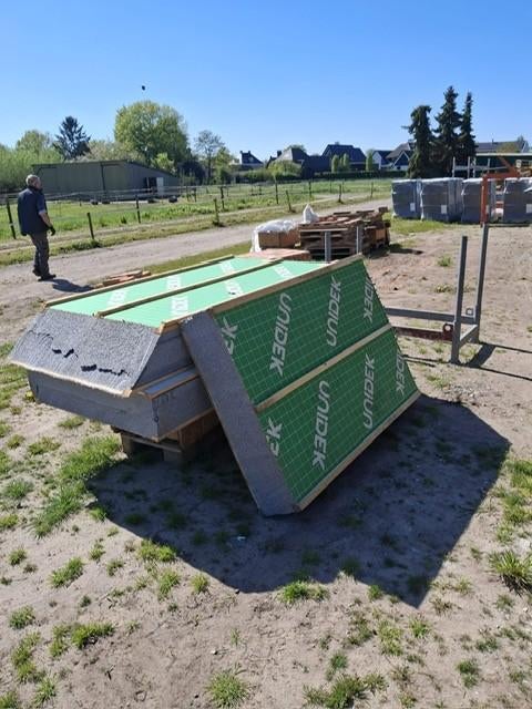 Dakplaten Unidek Aero 7.0 / 3 stuks - lengte van 1.90m, Overige materialen, Nieuw, 5 tot 10 m², Grijs