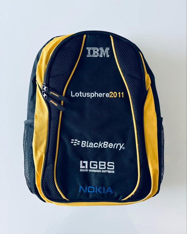 IBM Lotussphere Rugzak, Sieraden, Tassen en Uiterlijk, Tassen | Rugtassen, Zo goed als nieuw, Overige merken, 25 tot 40 cm, 30 tot 45 cm