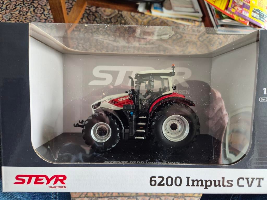 Steyr 6200 Impuls CVT model tractor, Hobby en Vrije tijd, Ophalen of Verzenden