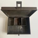 edelsmid, Stalen werktrommel met 3 vijlingbakjes, Ophalen of Verzenden, Gebruikt