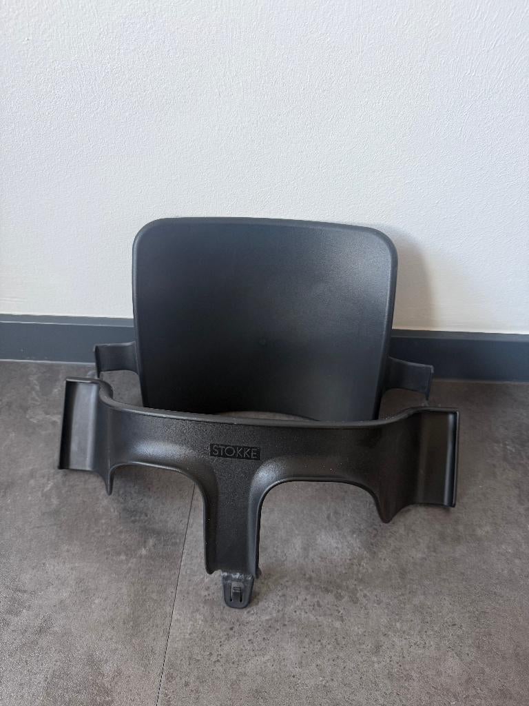 Originele Stokke Tripp Trapp Babyset Zwart, Kinderen en Baby's, Kinderstoelen, Ophalen, Gebruikt, Meegroeistoel, Stoelverkleiner