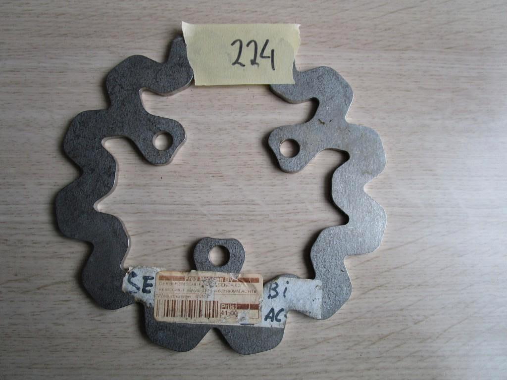 Nr.224: Remschijf Derbi Senda/Gilera/Aprillia/Rieju 180x62, Ophalen of Verzenden, Zo goed als nieuw, Overige typen, Aprilia