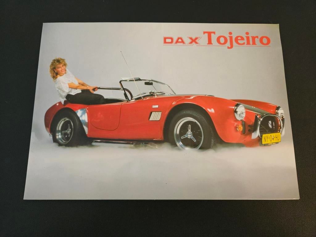 Brochure Dax Tojeiro, Ophalen of Verzenden, Zo goed als nieuw, Overige merken