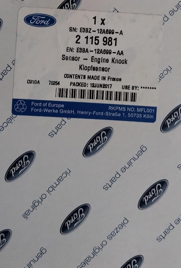 Kloppensensor Ford Fiesta MK7, Auto-onderdelen, Ophalen of Verzenden, Nieuw, Ford