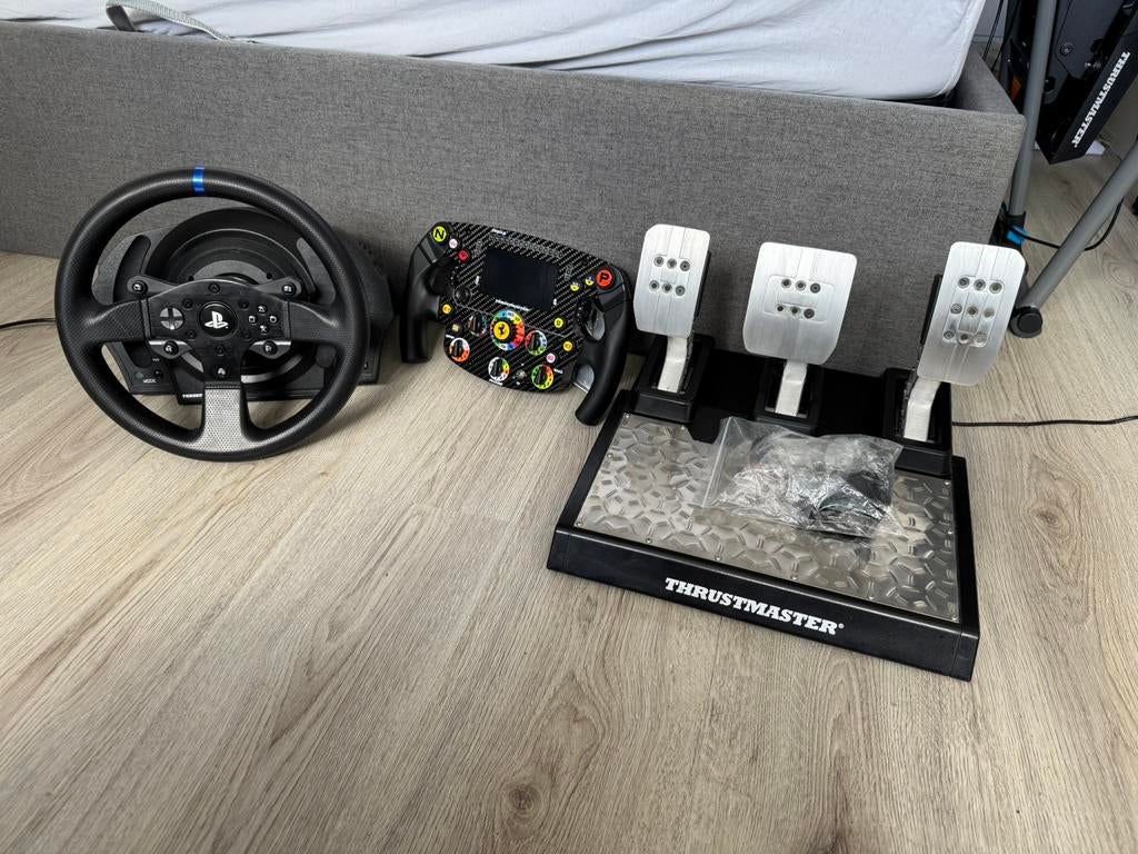 Thrustmaster set, Computers en Software, Joysticks, Zo goed als nieuw, Ophalen