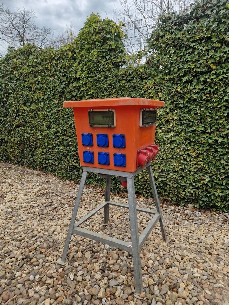 Bouwstroomkast Jager 63A Zwerfkast Verdeler Bouwstroom, Ophalen of Verzenden, Gebruikt, Overige typen