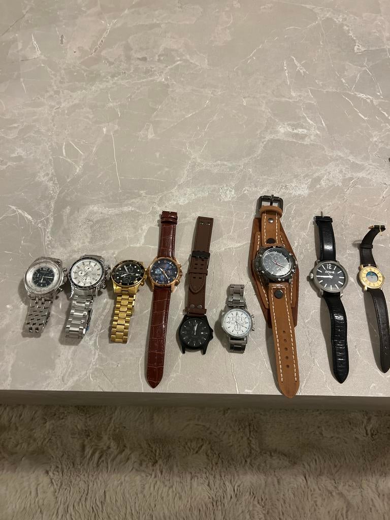 Stührling Professional Chronograph herenhorloge, Overige merken, Gebruikt, Staal, Polshorloge