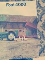 Ford 4000 Folder - Oldtimer Tractor Documentatie, Ophalen of Verzenden, Gelezen, Ford, Ford