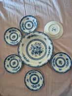 Blue Rosé Fine China schaaltje met 6 kleine schoteltjes, Ophalen