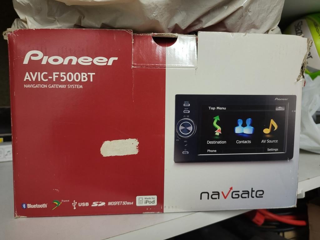 Pioneer AVIC-F500BT Navigatiesysteem met versterker, Auto diversen, Ophalen of Verzenden, Zo goed als nieuw