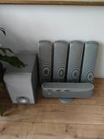 Bowers & Wilkins active subwoofer, center, en vier speakers, Ophalen, Subwoofer, Zo goed als nieuw, Bowers & Wilkins (B&W)