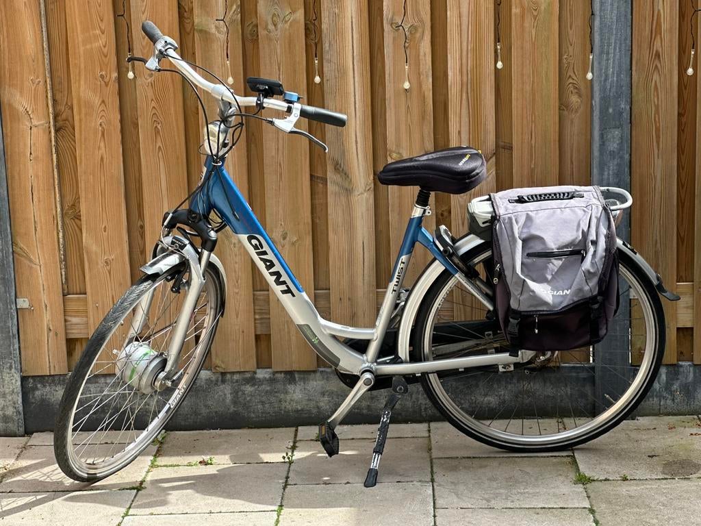 Nette Giant Twist Go double eletrische damesfiets, Fietsen en Brommers, Ophalen, Gebruikt, Minder dan 30 km per accu, Giant