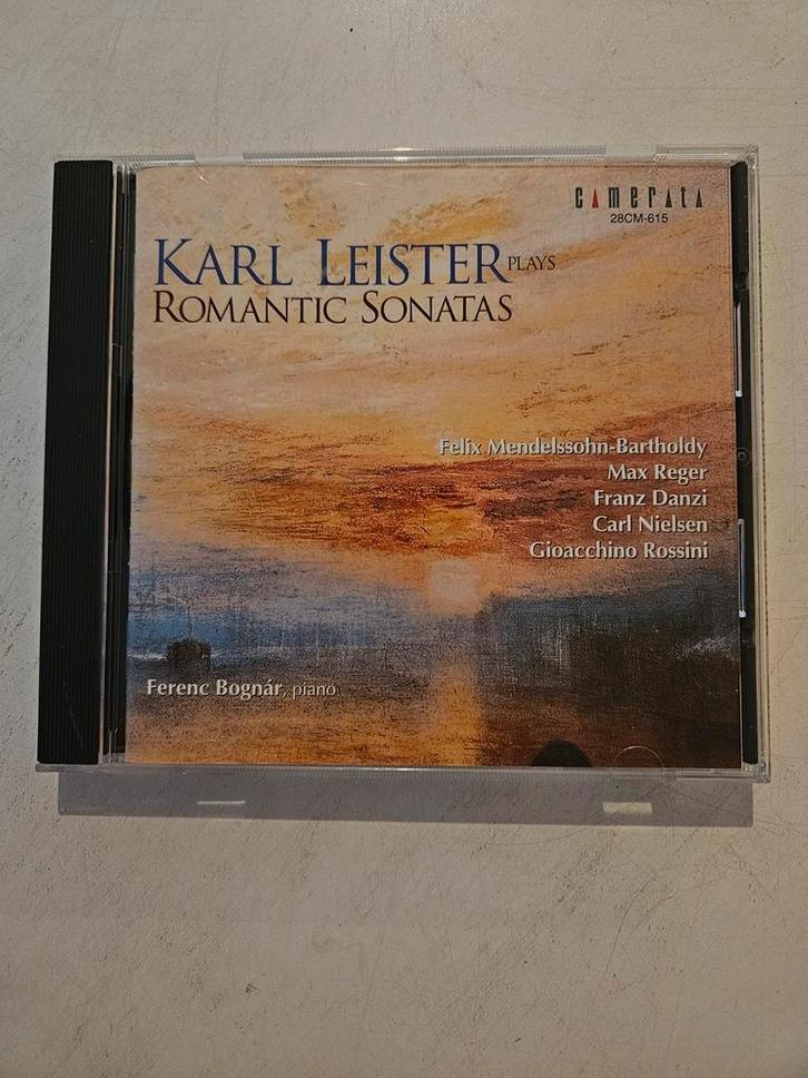 Karl Leister – Romantic Sonatas (Camerata Tokyo), Cd's en Dvd's, Cd's | Klassiek, Zo goed als nieuw, Kamermuziek, Romantiek, Ophalen of Verzenden