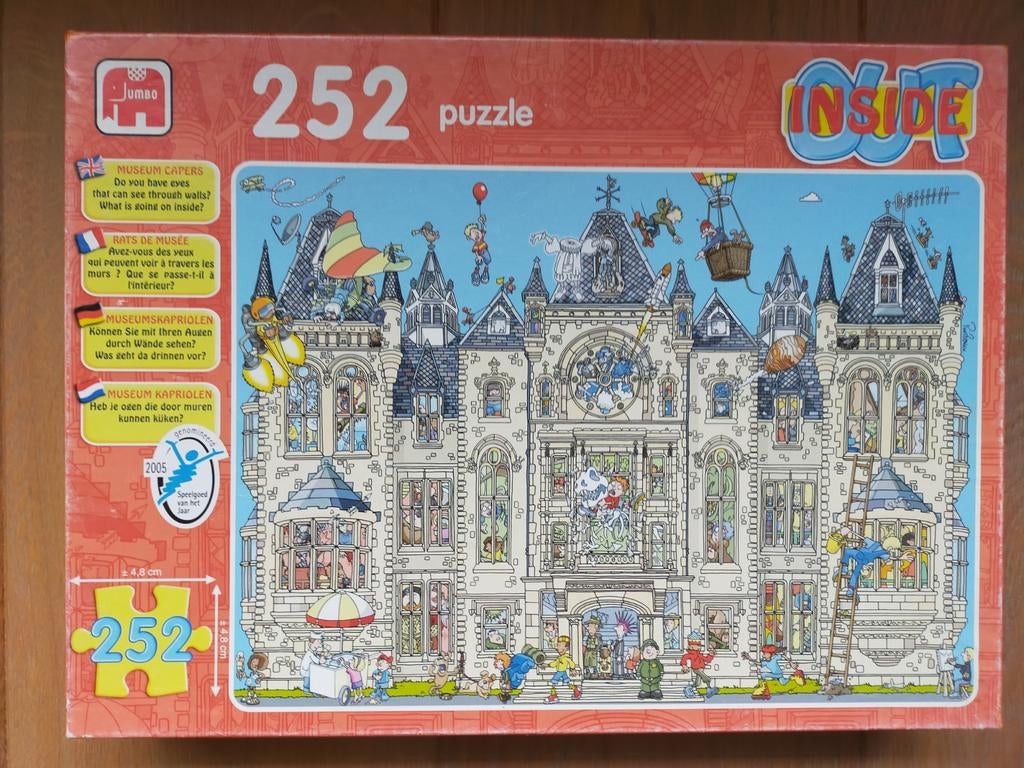 Jumbo Inside Out puzzel 252 stukjes, Ophalen of Verzenden, Minder dan 500 stukjes, Zo goed als nieuw, Legpuzzel