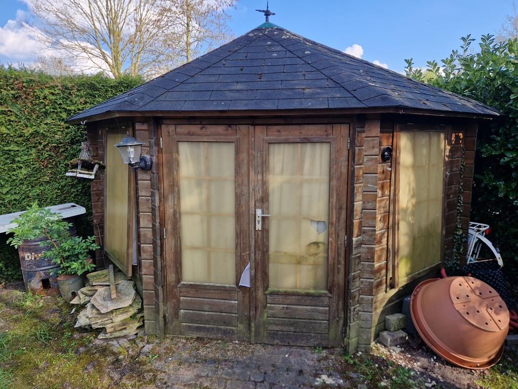 Tuinhuisje gratis, Ophalen, Gebruikt, 250 tot 500 cm