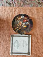 Vintage Bord met Haan en Kuikens, Antiek en Kunst, Ophalen of Verzenden