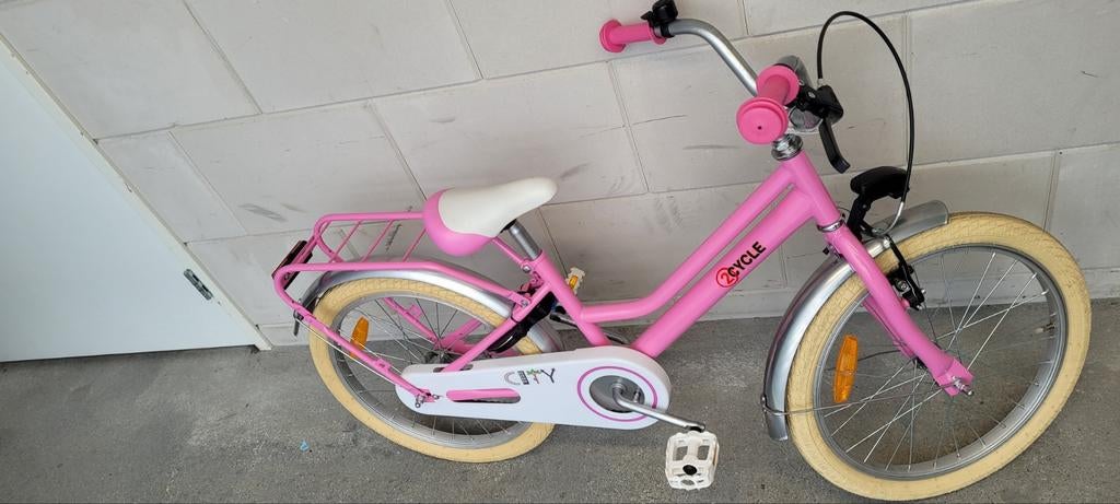 Nieuwe meisjesfiets 20 inch met slot en verlichting, 2cycle, Nieuw, Ophalen of Verzenden, Handrem