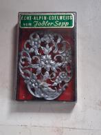 Broche Alpen Edelweis, Sieraden, Tassen en Uiterlijk, Ophalen of Verzenden, Nieuw, Overige materialen