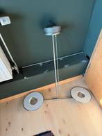 RVS halogeen hanglamp, Huis en Inrichting, Ophalen, Gebruikt, Modern, Metaal
