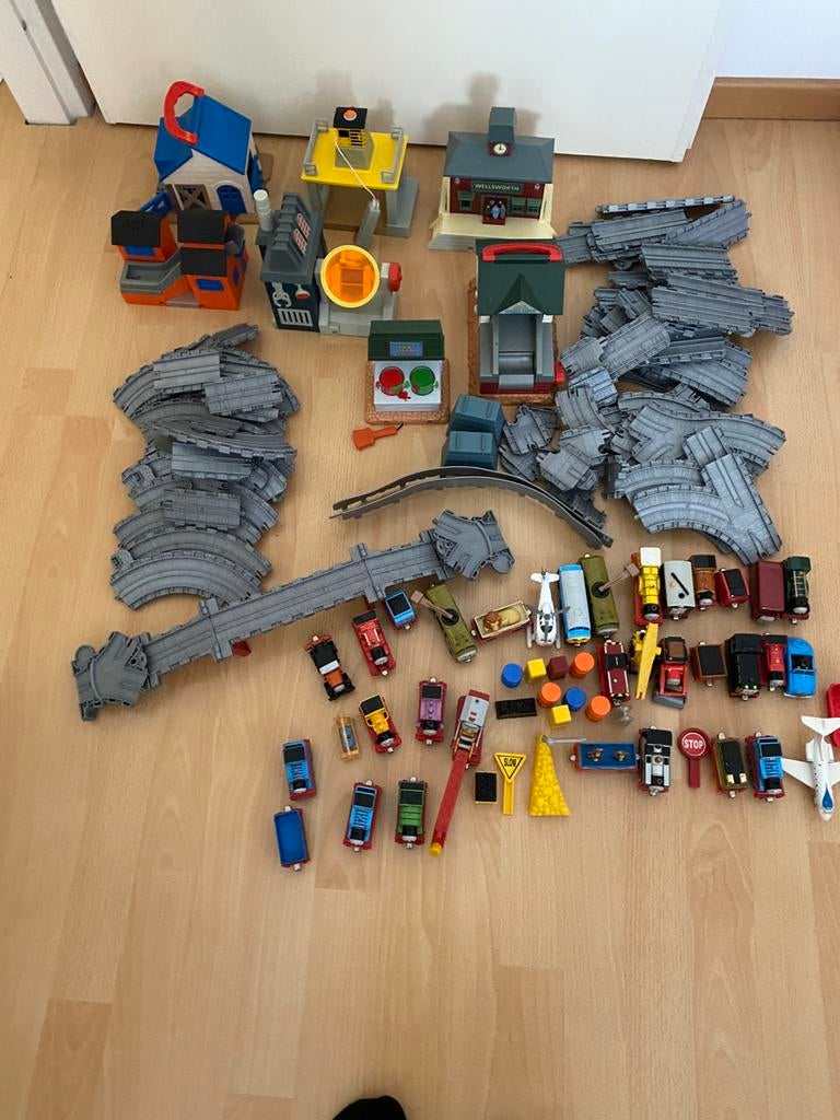 Grote set Thomas de trein, Ophalen of Verzenden, Zo goed als nieuw