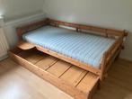 Houten eenpersoons bed met lade, Ophalen, Gebruikt, 90 cm, Eenpersoons