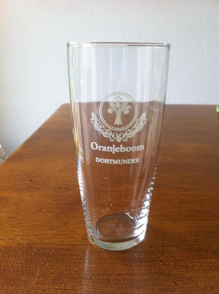 Bierglas "Oranjeboom" 'Dortmunder' Nieuw, Ophalen of Verzenden, Nieuw, Glas of Glazen, Overige merken