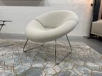 Nieuw Leolux Mimas fauteuil Mondo stof design stoel Bianco