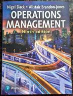 Operations Management, Boeken, Studieboeken en Cursussen, Ophalen of Verzenden, N. Slack, Zo goed als nieuw, HBO