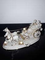 Capodimonte bladgouden koets met swarovski kristallen, Antiek en Kunst, Verzenden