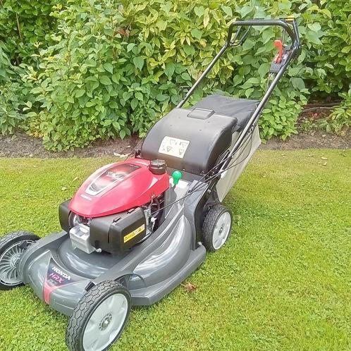 HONDA GRASMAAIER ZELFRIJDEND MULCH OPVANG BENZINE MAAIER, Tuin en Terras, Grasmaaiers, Gebruikt, Benzine-grasmaaier, Cirkelmaaier