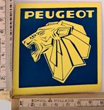 Vintage sticker autosticker logo merk Peugeot Leeuw, Ophalen of Verzenden, Zo goed als nieuw