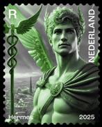 NL Crypto stamp 2025 Groen, Postzegels en Munten, Postzegels | Nederland, Ophalen of Verzenden