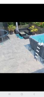 Terrastegels 60x60 cm €10,- per stuk, Ophalen, Zo goed als nieuw, 10 m² of meer, Beton