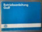 Volkswagen golf 1985 oldtimer instructieboekje  D 1985, Verzenden