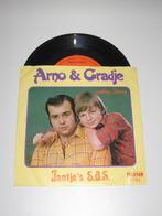 SINGLE : Arno & Gradje : Jantje´s S.O.S. / Cowboy Johnny, Cd's en Dvd's, Vinyl Singles, Gebruikt, Verzenden, 7 inch, Single