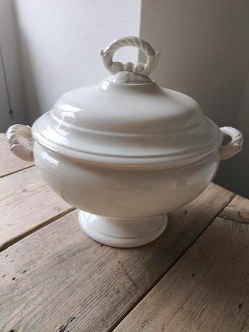 Antieke Terrine - Brocante Stijl beschikbaar voor biedingen