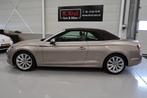 Audi A5 Cabriolet 2.0 TFSI Beige Leer Sportstoelen Navigatie, Auto's, Audi, Voorwielaandrijving, Gebruikt, 4 stoelen, Beige