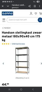Handson Stellingkast Metaal - 10 stuks, Ophalen, Gebruikt