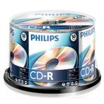 Philips cd-r 80 min. 50 stuks in cakebox, Ophalen of Verzenden, Nieuw, Cd, Philips