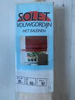 Vouwgordijn creme Nieuw in verpakking, Ophalen of Verzenden, Zo goed als nieuw, Minder dan 100 cm